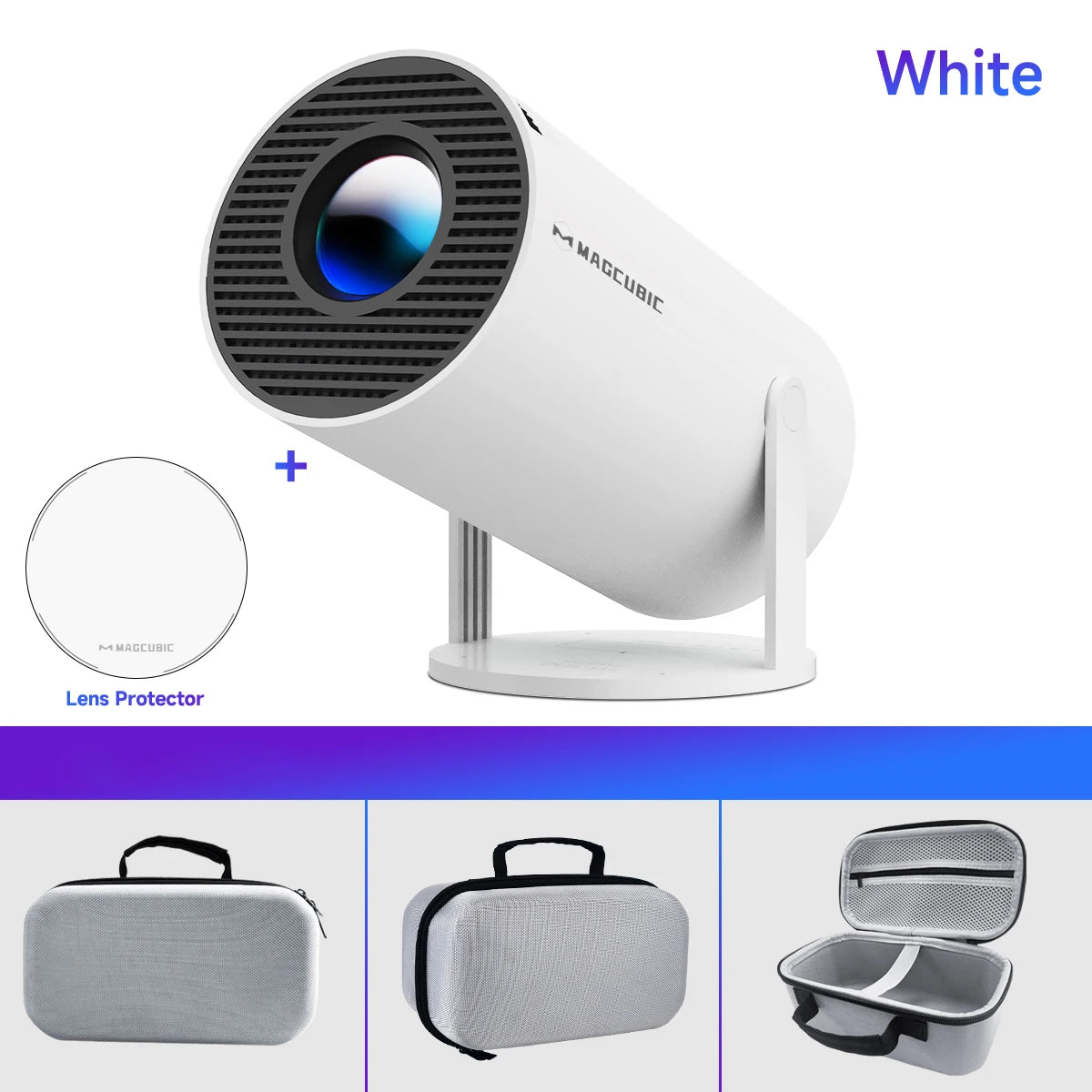AuraBeam™ Mini Room Projector – Portable HD Home Theater